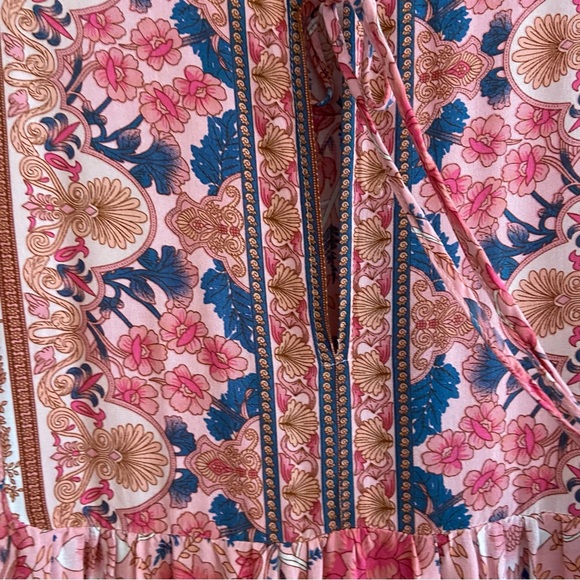 Noracora Boho Peasant Cottage Fairy Dress Women’s Size Medium - Picture 3 of 8